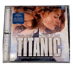 Titanic Motion Picture Soundtrack CD James Horner Celine Dion 1997‎ Score Music